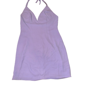 Revolve Lavender Halter Dress